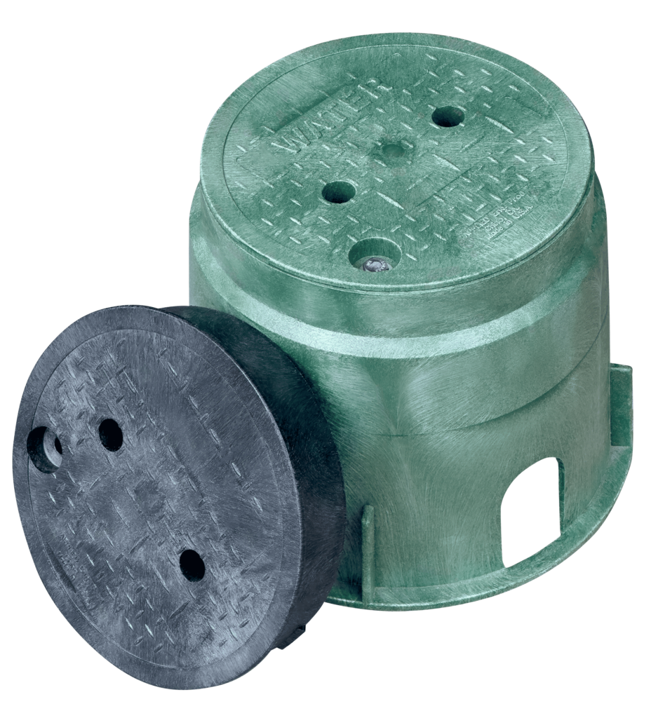 High-density polyethylene HDPE enclosures for use as valve boxes, underground water boxes